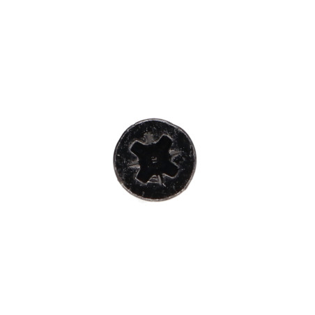 1 x Tornillo madera aglomerado cabeza fresada/testa svasat Pozi PZ4 5X25 roscado total Acero cincado negro
