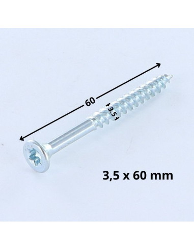 1 x Tornillo madera aglomerado cabeza...