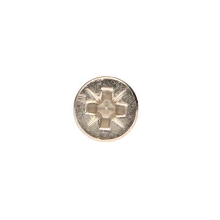 1 x Tornillo madera aglomerado cabeza fresada/testa svasat Pozi PZ4 4X30 roscado total Acero niquelado