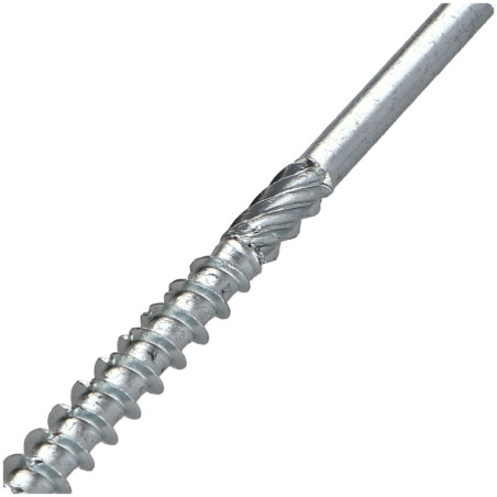1 x Tornillos para madera TEKOR cabeza fresada/testa svasat dentado 5X100 roscado en 60 TORX T25 Acero cincado blanco cut