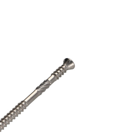 1 x Tornillo madera aglomerado cabeza fresada/testa svasat Pozi PZ5 6X50 roscado parcial Acero cincado blanco GLEITMO 627