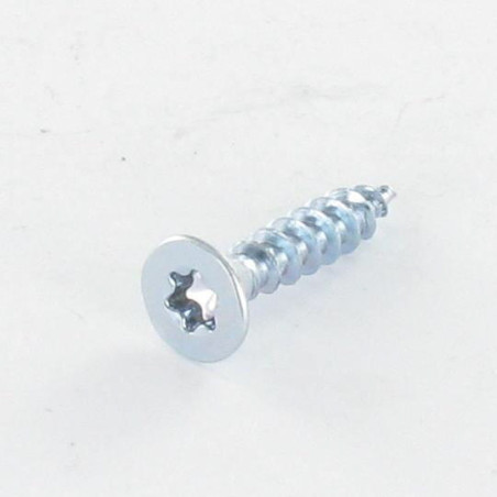 500 x Tornillo madera aglomerado cabeza fresada/testa svasat TORX T20 4X45 Acero cincado blanco A+ Punta TORX T20 (2)