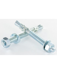 Anclaje Anclaje M10X80 Acero cincado blanco