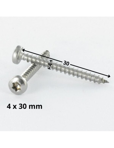 1 x Tornillo madera aglomerado cabeza redonda...