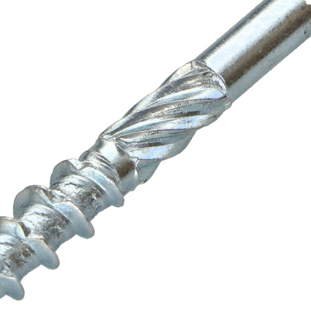 1 x Tornillo para marcos TEKOR cabeza fresada/testa svasat dentado TORX T30 6X200 roscado en 100 cut punta antihendidura
