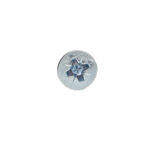 1 x Tornillo madera aglomerado cabeza fresada/testa svasat Pozi PZ4 4X70 Acero cincado blanco