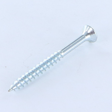 1 x Tornillo madera aglomerado cabeza fresada/testa svasat TORX T30 6X90 roscado en 54 Acero cincado blanco