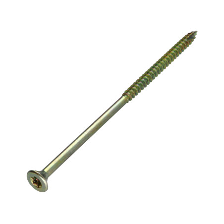 1 x Tornillos para madera TEKOR cabeza fresada/testa svasat dentado 6X140 roscado en 70 TORX T30 ZBCR3+ cut punta
