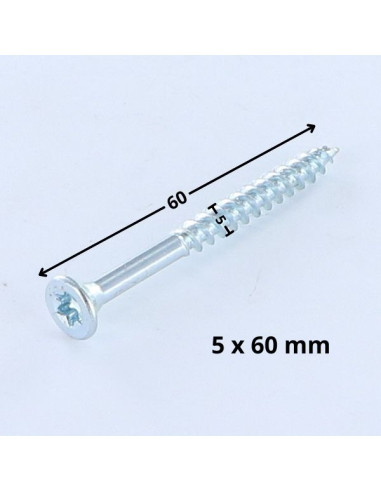1 x Tornillo madera aglomerado cabeza...