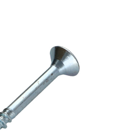 1 x Tornillo madera aglomerado cabeza fresada/testa svasat Pozi PZ4 4.5X60 roscado parcial Acero cincado blanco