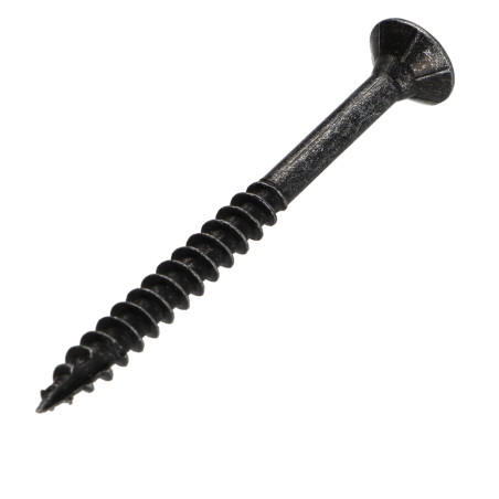 1 x Tornillo madera aglomerado cabeza fresada/testa svasat TORX T25 5X60 roscado en 36 Acero cincado negro