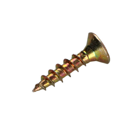 1 x Tornillo madera aglomerado cabeza fresada/testa svasat Pozi PZ4 3.5X12 roscado total Bicromato