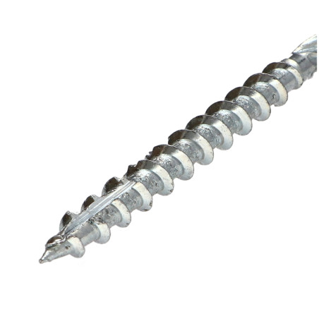 1 x Tornillos para madera TEKOR cabeza disco TORX T30 cut punta antihendidura tipo 17 6X120 roscado parcial Acero cincado