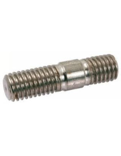 Anclaje M6X215 roscado en 40/20 Acero cincado blanco