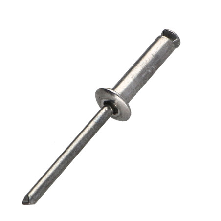 1 x Remache flor GOSTAR Aluminio Vástago acero Cabeza redonda estándar 4X14
