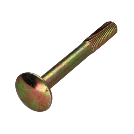 1 x Cabeza redonda cuello cuadrado M8X70 roscado en 22 roscado parcial Bicromato