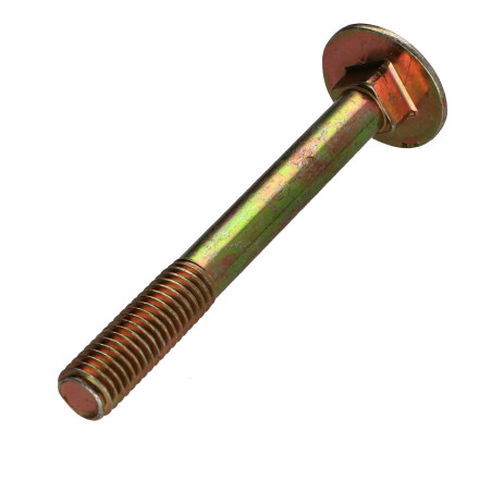 1 x Cabeza redonda cuello cuadrado M8X70 roscado en 22 roscado parcial Bicromato