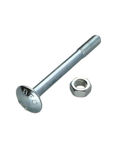 1 x Cabeza redonda cuello cuadrado M8X80...