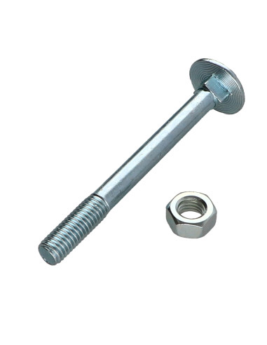 1 x Cabeza redonda cuello cuadrado M8X80...