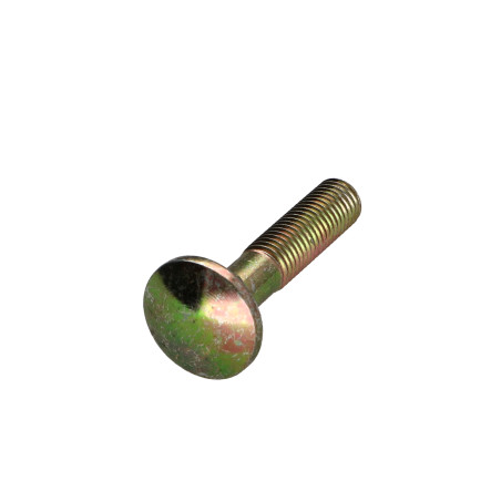1 x Cabeza redonda cuello cuadrado M7X35 roscado parcial Bicromato