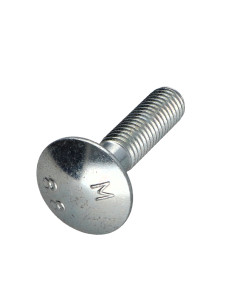 Cabeza redonda cuello cuadrado M8X35 roscado parcial...