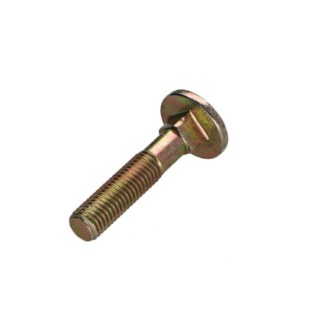 1 x Cabeza redonda cuello cuadrado M7X35 roscado parcial Bicromato