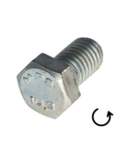 Tornillo metales cabeza hexagonal paso izquierda M4X10... 2