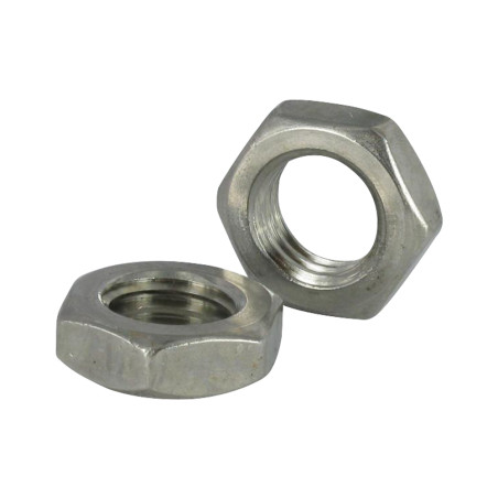 1 x Tuerca hexagonal paso izquierda M10 Inoxidable A2