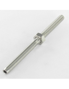 Terminal tubular rosca interna paso recta Inoxidable A4... 2