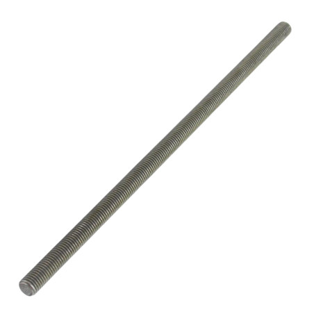 1 x Varilla roscada Acero bruto M10X295 paso izquierda