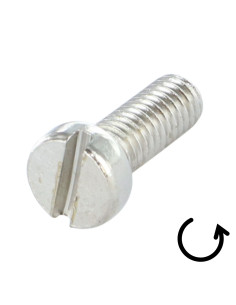 Tornillo metales cabeza cilíndrica abombada ranura M10X70... 2