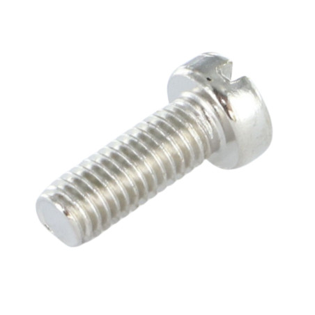 1 x Tornillo metales cabeza cilíndrica abombada ranura M10X70 IZQUIERDA P. Acero niquelado