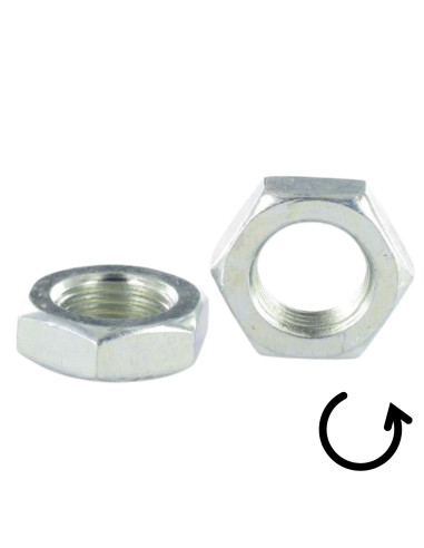 1 x Tuerca hexagonal baja hm/contratuerca M30...