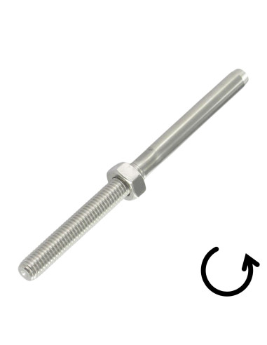 1 x Terminal tubular rosca interna paso...