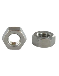 Tuerca hexagonal baja hm/contratuerca paso izquierda M16...