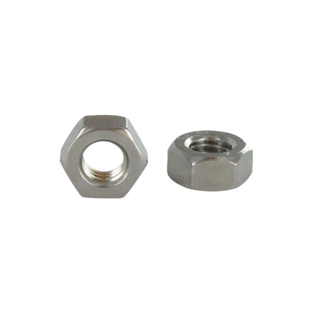 1 x Tuerca HUAGONAL paso izquierda M10 Inoxidable A4