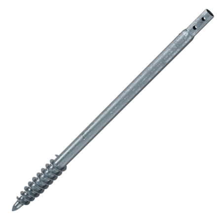1 x Tornillo de cimentación 89X5X2000 fuerte resistencia a la corrosión Acero galvanizado en caliente