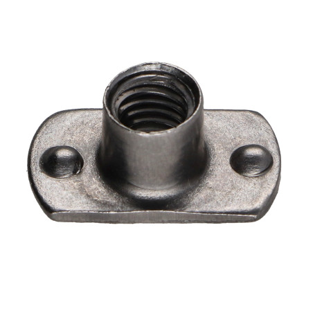 1 x Tuerca cilíndrica para soldar jefe interno M6 22X14 Acero bruto