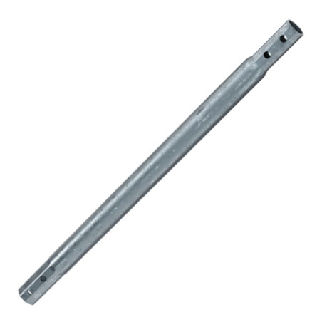 1 x Extensión para tornillos de cimentación 89X5X1500 fuerte resistencia a la corrosión Acero galvanizado en caliente