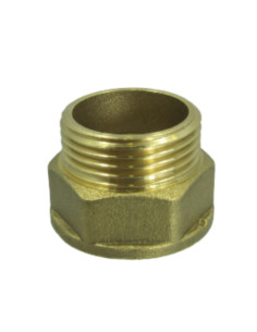 Pezón hexagonal Figura 529 macho hembra 50x60 (2") Latón