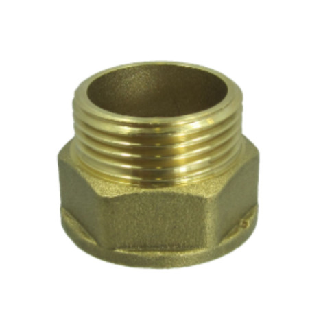 1 x Pezón hexagonal Figura 529 macho hembra 50x60 (2") Latón
