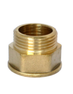 Abbildung 529 macho hembra reforzado 50x60 (2") Latón