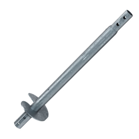 1 x Extensión para tornillos de cimentación 89X5X1500 fuerte resistencia a la corrosión Acero galvanizado en caliente