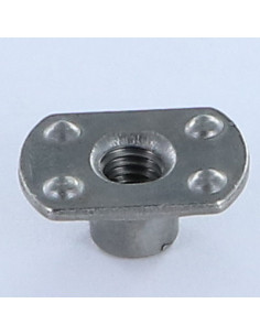 Tuerca cilíndrica para soldar Jefe externo M6 19X11... 2