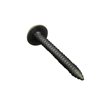 1 x Tornillo pernio 4.5X50 roscado total TORX T20 Acero cincado blanco LAQ RAL1014