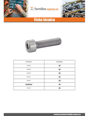 1 x Surtido de 620 Tornillo metales CHC BTR...