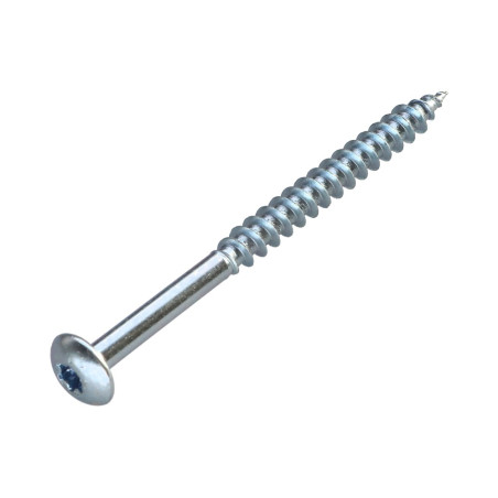 1 x Tornillos DURMIENDO 7X90 roscado en 60 TORX T30 Acero cincado blanco