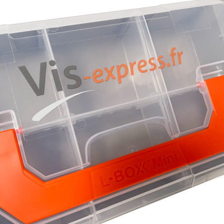 1 x CASO ALMACENAMIENTO RECORTABLE L-BOXX MINI
