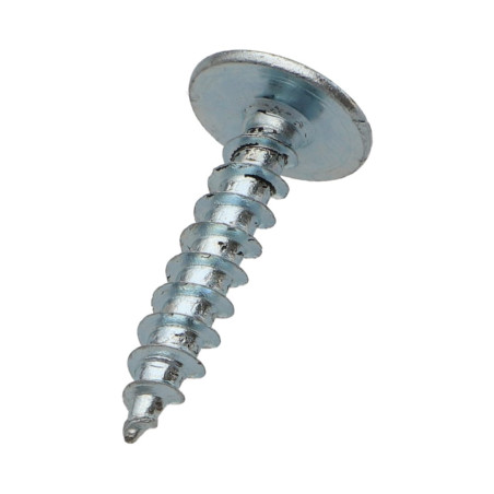 1 x Tornillo pernio 6X20 roscado total TORX T30 Acero cincado blanco