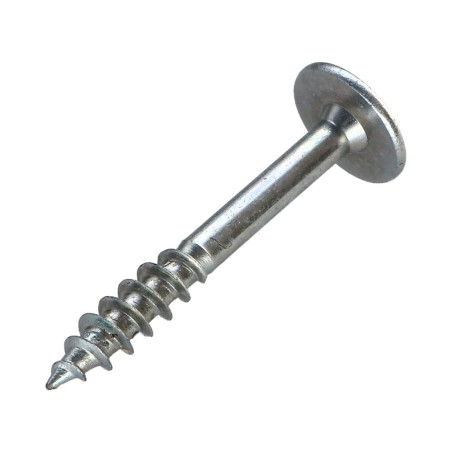 1 x Tornillo pernio 7X50 roscado en 23 TORX T30 Acero cincado blanco 200 Horas niebla salina sin óxido rojo